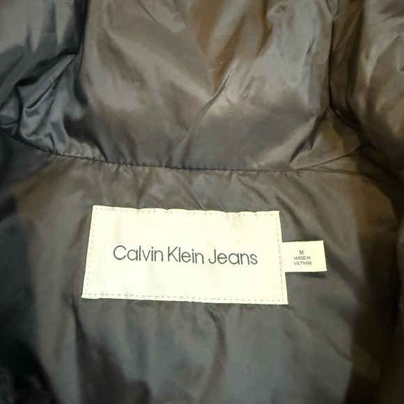 Calvin Klein Black Puffer Jacket - Picture 4 of 4